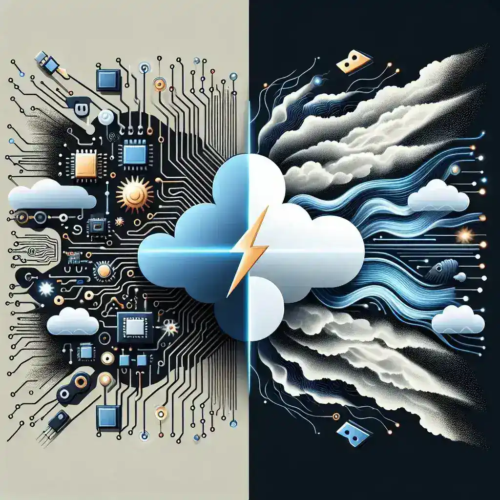 "DeepSeek's innovative software-first AI strategy showcased in a visual representation, highlighting the challenge to traditional U.S. hardware-heavy investments in technology."